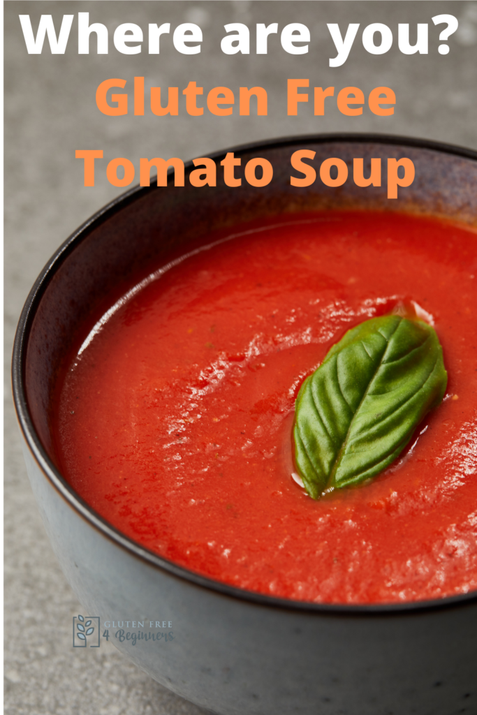 Gluten Free Tomato Soup